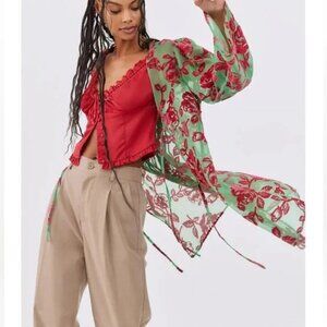 Urban Outfitters Fiona Burnout Robe